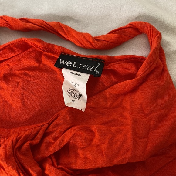 Orange halter top - Picture 3 of 3